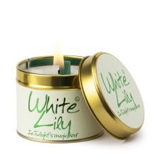 Lily-Flame White Lily Tin Candle