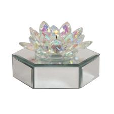 Straits Lustre Crystal Lotus Tealight Candle Holder