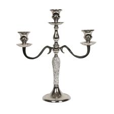 Straits Silver & Jewel Candelabra Dinner Candle Holder
