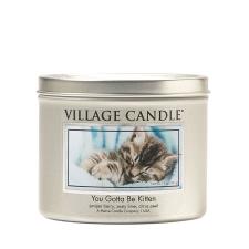 Village Candle You Gotta Be Kitten Tin Candle