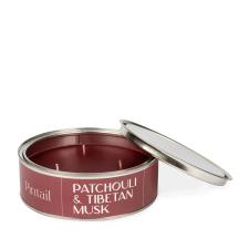 Pintail Candles Patchouli &amp; Tibetan Musk Triple Wick Tin Candle