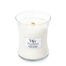 WoodWick Island Coconut Medium Hourglass Candle