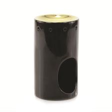 Ashleigh & Burwood Black & Gold Ceramic Oil Burner