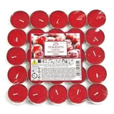 Petali Frosted Cherry Tealights (Pack of 25)