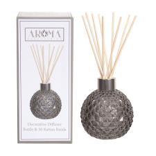 Aroma Grey Lustre Glass Reed Diffuser & 50 Rattan Reeds