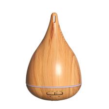 Aroma Wood Effect Teardrop LED Ultrasonic Electric Essential Oil Diffuser