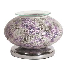 Aroma Ellipse Purple Mosaic Touch Electric Wax Melt Warmer
