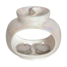 Oval Lustre Double Wax Melt Warmer