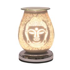 Aroma Buddha White Satin 3D Electric Wax Melt Warmer