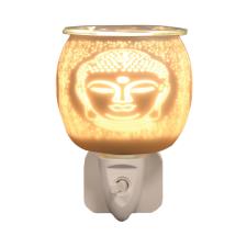 Aroma Buddha White Satin Plug In Wax Melt Warmer