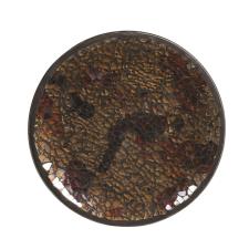 Aroma Amber Crackle Candle Plate