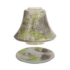 Aroma Jade Crackle Candle Shade & Tray