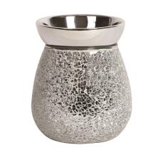 Aroma Silver Crackle Electric Wax Melt Warmer
