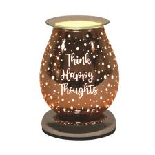 Aroma Think Happy Thoughts Burnt Copper Touch Electric Wax Melt Warmer