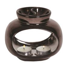 Oval Obsidian Double Wax Melt Warmer