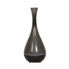 Aroma LED Dark Wood Funnel Ultrasonic Electric Oil Diffuser