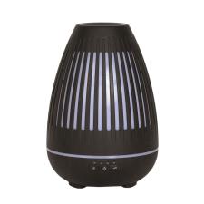 Aroma LED Dark Wood Effect Oval Grill Ultrasonic Electric Oil Diffuser