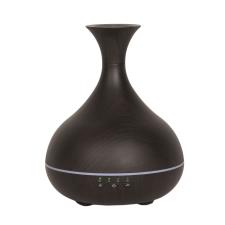 Aroma LED Dark Wood Vase Ultrasonic Electric Oil Diffuser