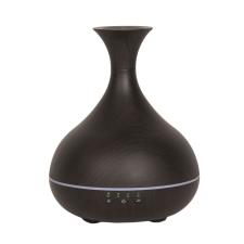 Aroma LED Dark Wood Effect Vase Ultrasonic Electric Oil Diffuser