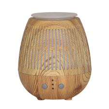 Aroma LED Light Wood Effect Bulb Grill Ultrasonic Electric Oil Diffuser