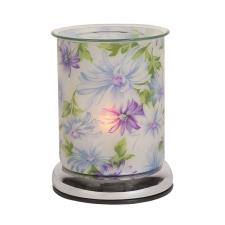Aroma Blue Floral Touch Electric Wax Melt Warmer