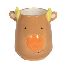 Aroma Reindeer Double Wick Christmas Candle