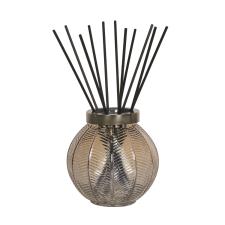 Aroma Amber Lustre Glass Large Reed Diffuser & 50 Fibre Reeds