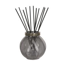 Aroma Grey Lustre Glass Large Reed Diffuser & 50 Fibre Reeds