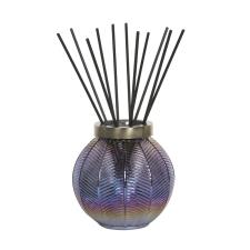 Aroma Indigo Lustre Glass Large Reed Diffuser & 50 Fibre Reeds
