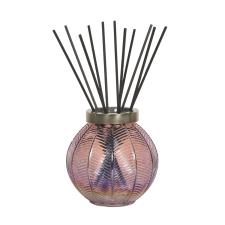 Aroma Pink Lustre Glass Large Reed Diffuser & 50 Fibre Reeds