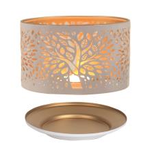 Aroma Silhouette White Tree of Life Shade & Tray