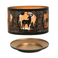 Aroma Silhouette Black Stag Shade & Tray