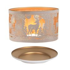Aroma Silhouette White Stag Shade & Tray