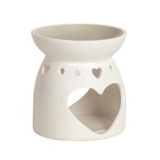 Aroma Heart Grey Ceramic Wax Melt Warmer