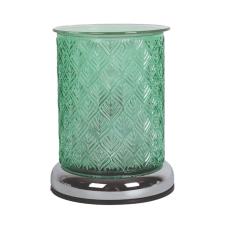 Aroma Light Green Leaf Touch Electric Wax Melt Warmer