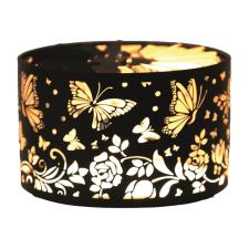 Aroma Silhouette Black &amp; Gold Carousel Butterfly Shade 
