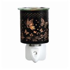 Aroma Black & Gold Butterfly Plug In Wax Melt Warmer