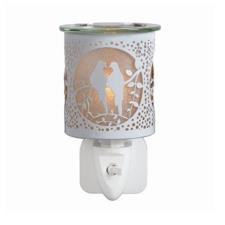 Aroma White & Gold Doves Plug In Wax Melt Warmer