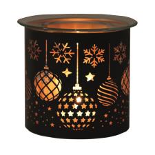 Aroma Black Baubles Jar Sleeve & Wax Melt Warmer