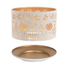 Aroma Silhouette White Baubles Shade & Tray