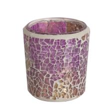 Aroma Purple & Gold Tealight & Votive Holder