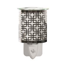 Aroma Chrome Squares Plug In Wax Melt Warmer