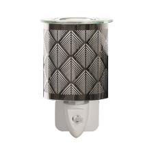 Aroma Chrome Chevron Plug In Wax Melt Warmer