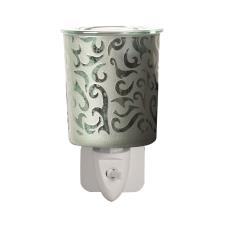 Aroma Green Swirl Plug In Wax Melt Warmer