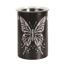 Aroma Black Butterfly Colour Changing Electric Wax Melt Warmer