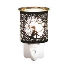 Aroma Black &amp; Gold Sitting Fairy Plug In Wax Melt Warmer