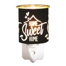 Aroma Black &amp; Gold Home Sweet Home Plug In Wax Melt Warmer