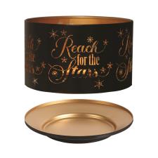Aroma Silhouette Black &amp; Gold Reach for the Stars Shade &amp; Tray