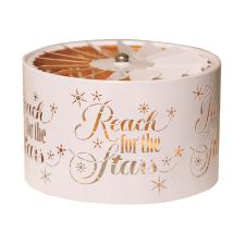 Aroma Silhouette White &amp; Gold Carousel Reach for the Stars Shade