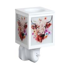 Aroma Highland Cow Square Plug In Wax Melt Warmer